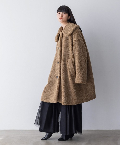 yuw(ユウ)の「ボアコート 976160(その他アウター・レディース・ブラック/ブラウン・FREE)」の13枚目の写真