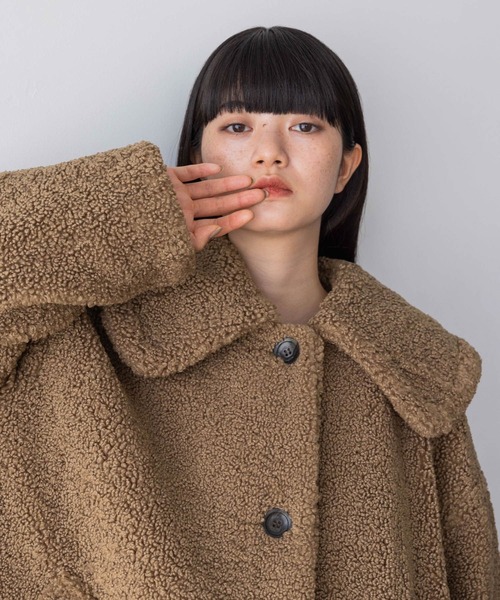 yuw(ユウ)の「ボアコート 976160(その他アウター・レディース・ブラック/ブラウン・FREE)」の18枚目の写真