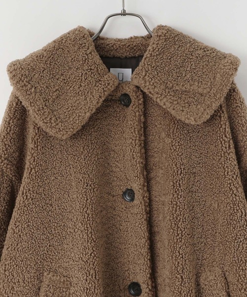 yuw(ユウ)の「ボアコート 976160(その他アウター・レディース・ブラック/ブラウン・FREE)」の21枚目の写真