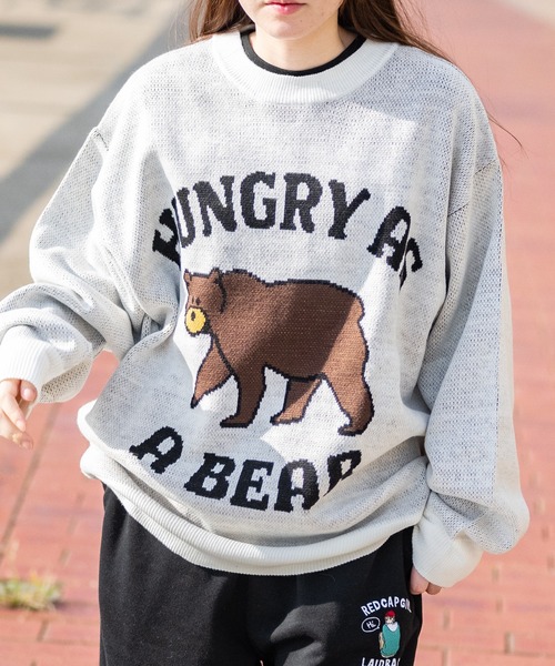 JOHN'S CLOSET(ジョンズクローゼット)の「【13】グラフィックWジャガード クルーネックニット(ニット/セーター・メンズ・オフホワイト/ホワイト系その他2/ブラック系その他/ホワイト系その他/ホワイト系その他3/ブラック系その他2/ブラック/ブラック系その他3/ブルーグレー・LARGE/MEDIUM)」の4枚目の写真