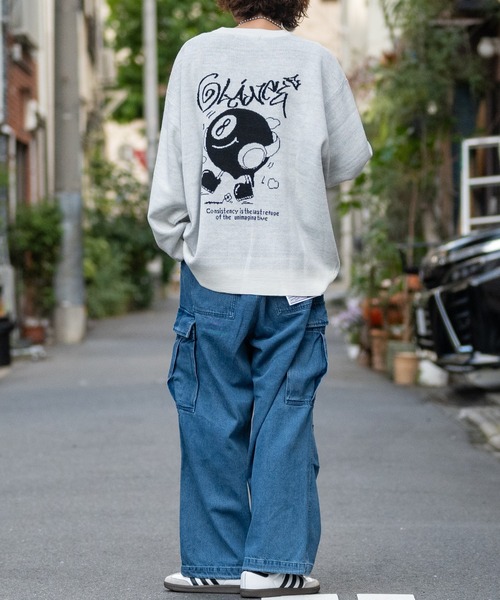 JOHN'S CLOSET(ジョンズクローゼット)の「【13】グラフィックWジャガード クルーネックニット(ニット/セーター・メンズ・オフホワイト/ホワイト系その他2/ブラック系その他/ホワイト系その他/ホワイト系その他3/ブラック系その他2/ブラック/ブラック系その他3/ブルーグレー・LARGE/MEDIUM)」の15枚目の写真