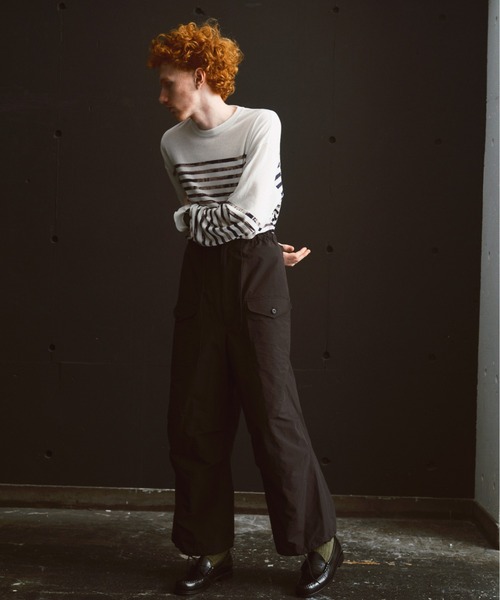 benine9（ビーナイン）の「benine 9 Finks Cotton French Navy Deck Pants (BN0124-203)（カーゴパンツ・メンズ・ダークブラウン・SMALL/MEDIUM/LARGE）」の6枚目の写真