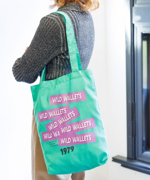 PBLIM(ページボーイリム)の「PBLIM/WWコラボエコトートバッグ(トートバッグ・レディース・グリーン/ピンク・FREE)」の6枚目の写真