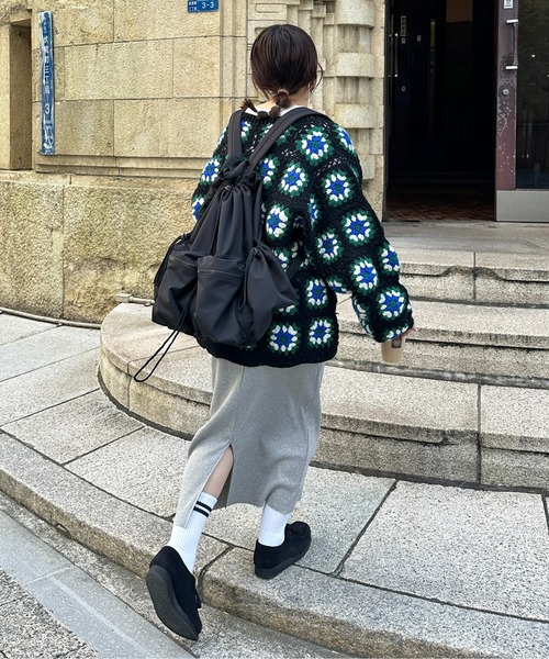 CPCM（シーピーシーエム）の「【PIPI'Sセレクト】ドロスト2WAYリュック（バックパック/リュック・メンズ・ブラック/アイボリー・FREE）」の7枚目の写真