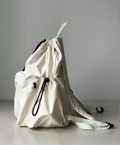 CPCM（シーピーシーエム）の「【PIPI'Sセレクト】ドロスト2WAYリュック（バックパック/リュック・メンズ・ブラック/アイボリー・FREE）」の16枚目の写真