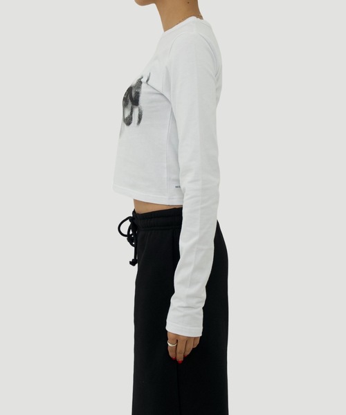 BEEDEN（ビーデン）の「BASIC BEEDEN LS TEE（Tシャツ/カットソー・レディース・ブラック/ホワイト・FREE）」の5枚目の写真