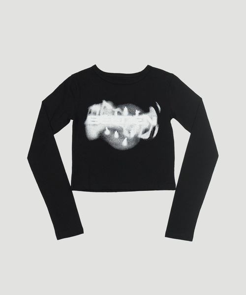 BEEDEN（ビーデン）の「BASIC BEEDEN LS TEE（Tシャツ/カットソー・レディース・ブラック/ホワイト・FREE）」の6枚目の写真