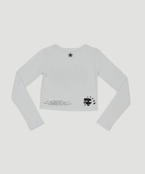 BEEDEN（ビーデン）の「BASIC BEEDEN LS TEE（Tシャツ/カットソー・レディース・ブラック/ホワイト・FREE）」の9枚目の写真