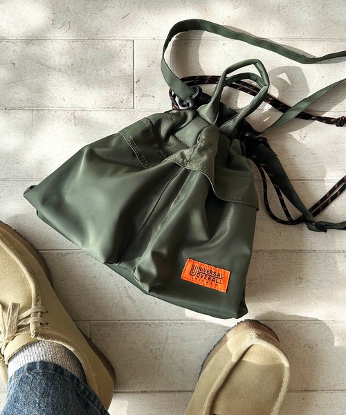 UNIVERSAL OVERALL（ユニバーサルオーバーオール）の「【UNIVERSAL OVERALL】TTUVO-003 ショルダーバッグ（ショルダーバッグ・レディース・ブラック/カーキ/ベージュ・FREE）」の3枚目の写真