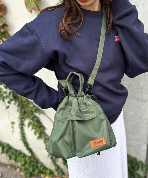 UNIVERSAL OVERALL（ユニバーサルオーバーオール）の「【UNIVERSAL OVERALL】TTUVO-003 ショルダーバッグ（ショルダーバッグ・レディース・ブラック/カーキ/ベージュ・FREE）」の5枚目の写真