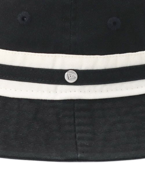 NEW ERA（ニューエラ）の「ニューエラ バケットハット ストライプバンド（ハット・メンズ・ベージュ/ネイビー/ホワイト/ブラック・S/M/M/L/L/XL）」の10枚目の写真