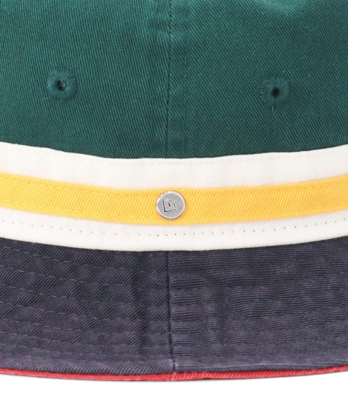 NEW ERA（ニューエラ）の「ニューエラ バケットハット ストライプバンド（ハット・メンズ・ベージュ/ネイビー/ホワイト/ブラック・S/M/M/L/L/XL）」の8枚目の写真