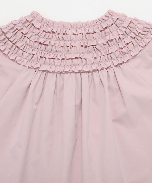 セール】ミニフリルカラーフレアブラウス【ZOZO限定商品】（T