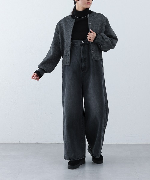 COLONY 2139（コロニートゥーワンスリーナイン）の「デニムオーバーサロペット（サロペット/オーバーオール・レディース・ブラック/ブルー・FREE）」の12枚目の写真
