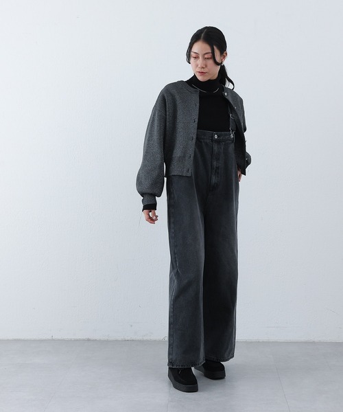 COLONY 2139（コロニートゥーワンスリーナイン）の「デニムオーバーサロペット（サロペット/オーバーオール・レディース・ブラック/ブルー・FREE）」の13枚目の写真