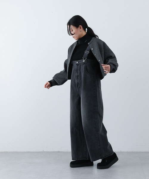 COLONY 2139（コロニートゥーワンスリーナイン）の「デニムオーバーサロペット（サロペット/オーバーオール・レディース・ブラック/ブルー・FREE）」の16枚目の写真