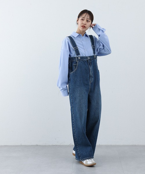 COLONY 2139（コロニートゥーワンスリーナイン）の「デニムオーバーサロペット（サロペット/オーバーオール・レディース・ブラック/ブルー・FREE）」の18枚目の写真