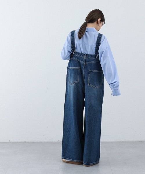 COLONY 2139（コロニートゥーワンスリーナイン）の「デニムオーバーサロペット（サロペット/オーバーオール・レディース・ブラック/ブルー・FREE）」の21枚目の写真