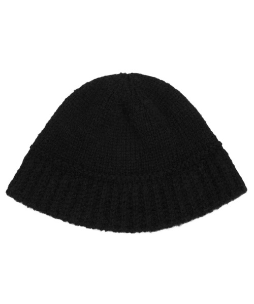 VARZAR（バザール）の「VARZAR/バザール Monogram Label Wool Knit Bucket Hat ニットバケットハット（ハット・レディース・モカ/ブラック/グレー/ベージュ・FREE）」の2枚目の写真