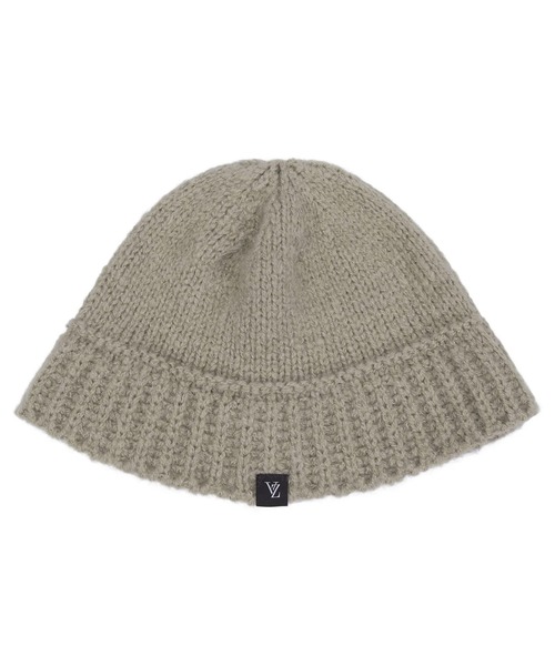 VARZAR（バザール）の「VARZAR/バザール Monogram Label Wool Knit Bucket Hat ニットバケットハット（ハット・レディース・モカ/ブラック/グレー/ベージュ・FREE）」の4枚目の写真