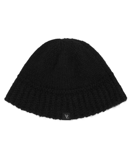 VARZAR（バザール）の「VARZAR/バザール Monogram Label Wool Knit Bucket Hat ニットバケットハット（ハット・レディース・モカ/ブラック/グレー/ベージュ・FREE）」の6枚目の写真