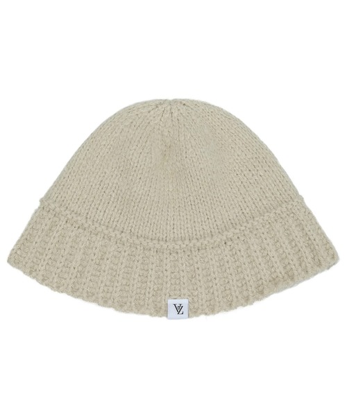 VARZAR（バザール）の「VARZAR/バザール Monogram Label Wool Knit Bucket Hat ニットバケットハット（ハット・レディース・モカ/ブラック/グレー/ベージュ・FREE）」の17枚目の写真
