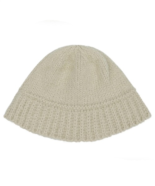 VARZAR（バザール）の「VARZAR/バザール Monogram Label Wool Knit Bucket Hat ニットバケットハット（ハット・レディース・モカ/ブラック/グレー/ベージュ・FREE）」の16枚目の写真