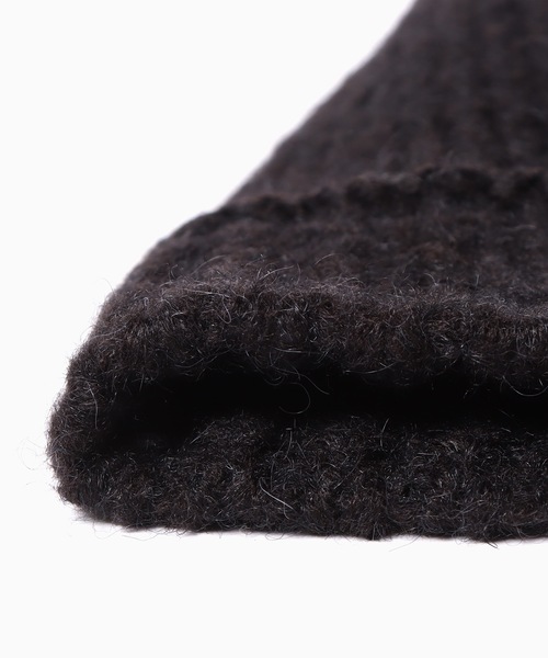 VARZAR（バザール）の「VARZAR/バザール Monogram Label Wool Knit Bucket Hat ニットバケットハット（ハット・レディース・モカ/ブラック/グレー/ベージュ・FREE）」の22枚目の写真