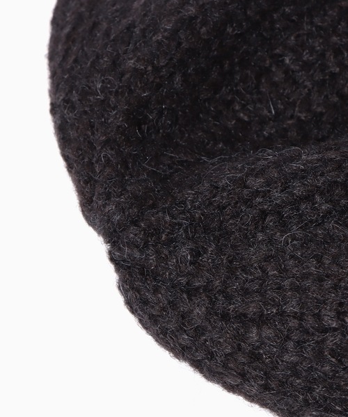 VARZAR（バザール）の「VARZAR/バザール Monogram Label Wool Knit Bucket Hat ニットバケットハット（ハット・レディース・モカ/ブラック/グレー/ベージュ・FREE）」の5枚目の写真