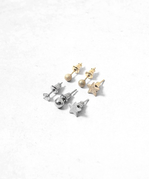 Diliraba(ディリラバ)の「Diliraba 6点セット ポスト316 アレルギー対応 ステンレス ピアス(ピアス(両耳用)・メンズ・G/X/R/S/T/U/V/W/L/M/N/O/P/Q/E/F/I/J/K/A/B/C/D/H/Y/その他4/その他7/その他9/その他12/その他20/その他21/その他23/その他6/その他14/その他15/その他16/その他17/その他18/その他25/その他26/その他27/その他28/その他1/その他2/その他3/その他5/その他11/Z/その他8/その他10/その他13/その他19/その他22/その他24/その他30/その他32/その他29/その他31/その他33・FREE)」の5枚目の写真