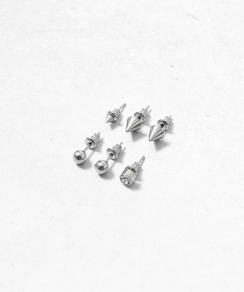 Diliraba(ディリラバ)の「Diliraba 6点セット ポスト316 アレルギー対応 ステンレス ピアス(ピアス(両耳用)・メンズ・G/X/R/S/T/U/V/W/L/M/N/O/P/Q/E/F/I/J/K/A/B/C/D/H/Y/その他4/その他7/その他9/その他12/その他20/その他21/その他23/その他6/その他14/その他15/その他16/その他17/その他18/その他25/その他26/その他27/その他28/その他1/その他2/その他3/その他5/その他11/Z/その他8/その他10/その他13/その他19/その他22/その他24/その他30/その他32/その他29/その他31/その他33・FREE)」の9枚目の写真