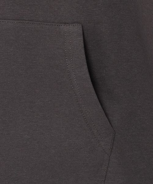 LOVETOXIC（ラブトキシック）の「カレッジ刺しゅうパーカワンピース（ワンピース・キッズ・チャコールグレー/ライトグレー/エメラルド・S/M/L）」の6枚目の写真