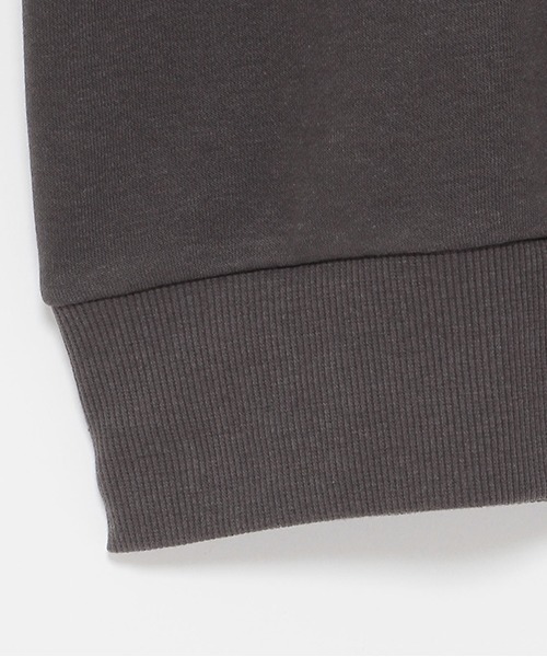 LOVETOXIC（ラブトキシック）の「カレッジ刺しゅうパーカワンピース（ワンピース・キッズ・チャコールグレー/ライトグレー/エメラルド・S/M/L）」の7枚目の写真