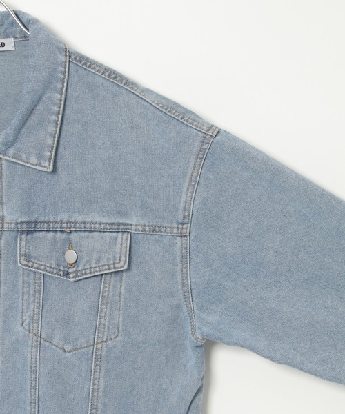 NO NEED（ノーニード）の「オーバーサイズ デニムジャケット（デニムジャケット・メンズ・ブラック/ブルー・ﾌﾘ-）」の11枚目の写真