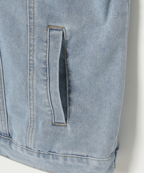 NO NEED（ノーニード）の「オーバーサイズ デニムジャケット（デニムジャケット・メンズ・ブラック/ブルー・ﾌﾘ-）」の12枚目の写真
