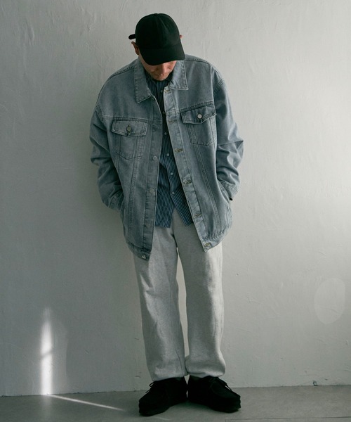 NO NEED（ノーニード）の「オーバーサイズ デニムジャケット（デニムジャケット・メンズ・ブラック/ブルー・ﾌﾘ-）」の22枚目の写真