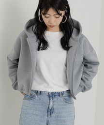 russet | 【ANOTHER BRANCH】シャーリングショートパーカー (O-713)(パーカー)