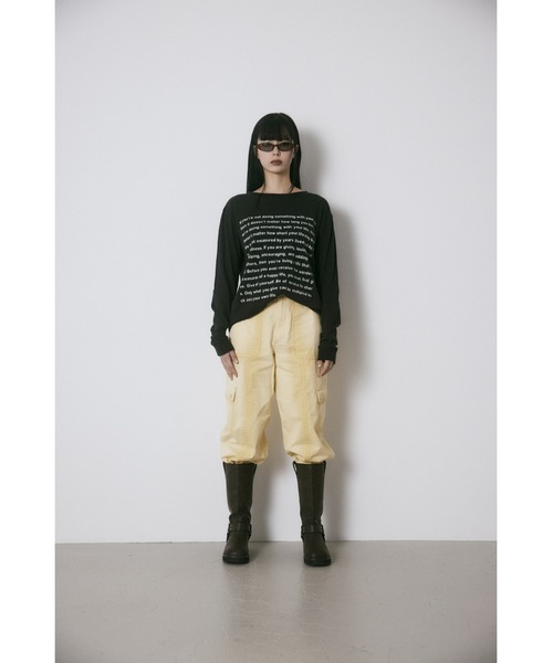 LAGUA GEM（ラグアジェム）の「BIG プリントロングTシャツ（T
