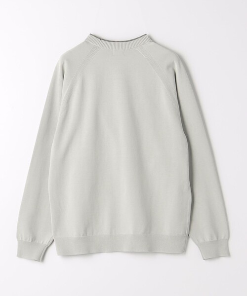 green label relaxing（グリーンレーベルリラクシング）の「ハイツイスト コットン ラグラン クルーネック ニット -ウォッシャブル・接触冷感-（ニット/セーター・メンズ・ライトグレー/ターコイズブルー/ネイビー・XL/L/M/S）」の17枚目の写真