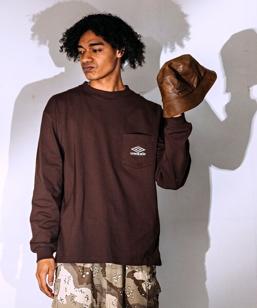 UMBRO（アンブロ）の「UMBRO/アンブロ 別注 Pocket L/S Tee/別注 ワン