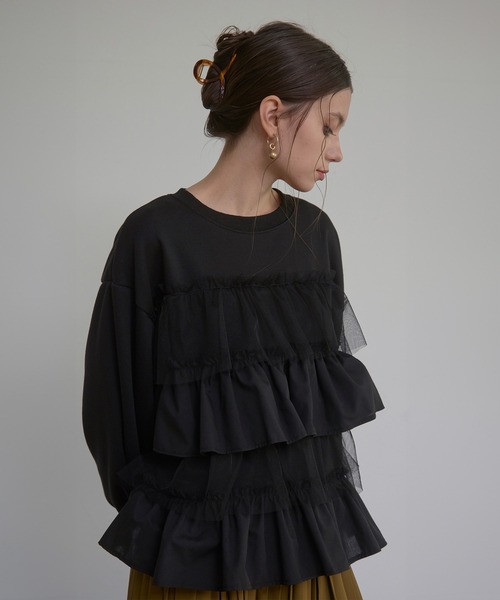 MIELI INVARIANT(ミエリインヴァリアント)の「Circular Mix Hair Clip(バレッタ/ヘアクリップ・レディース・ベージュ/ブラウン・FREE)」の8枚目の写真