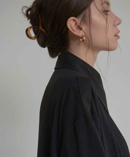 MIELI INVARIANT(ミエリインヴァリアント)の「Circular Mix Hair Clip(バレッタ/ヘアクリップ・レディース・ベージュ/ブラウン・FREE)」の9枚目の写真