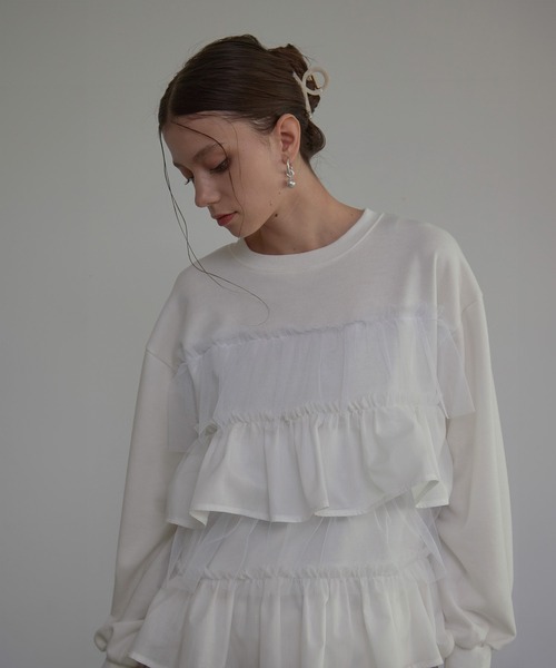 MIELI INVARIANT(ミエリインヴァリアント)の「Circular Mix Hair Clip(バレッタ/ヘアクリップ・レディース・ベージュ/ブラウン・FREE)」の12枚目の写真