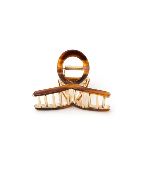 MIELI INVARIANT(ミエリインヴァリアント)の「Circular Mix Hair Clip(バレッタ/ヘアクリップ・レディース・ベージュ/ブラウン・FREE)」の15枚目の写真