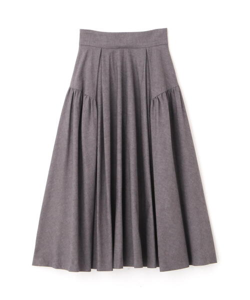 PROPORTION BODY DRESSING（プロポーションボディドレッシング）の「シャンブレータックフレアスカート / 1214120310（スカート・レディース・ブラック/ダークネイビー・MEDIUM/SMALL）」の9枚目の写真