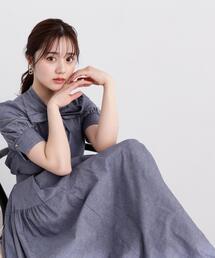 PROPORTION BODY DRESSING | シャンブレータックフレアスカート / 1214120310(スカート)