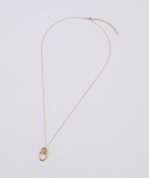 ROPE'（ロペ）の「ラインモチーフトップネックレス（ネックレス・レディース・シルバー/ゴールド/シルバー系その他・FREE）」の9枚目の写真