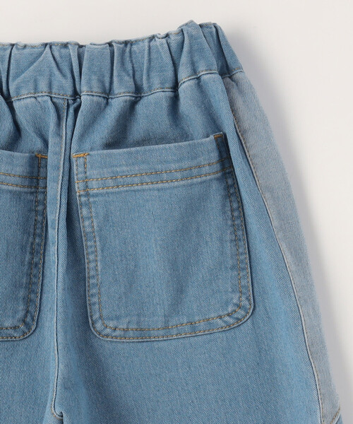 COMME CA ISM（コムサイズム）の「デニムジョガーパンツ（デニムパンツ・キッズ・インディゴブルー/ライトインディゴブルー・100cm/110cm/120cm/130cm/140cm/150cm）」の4枚目の写真