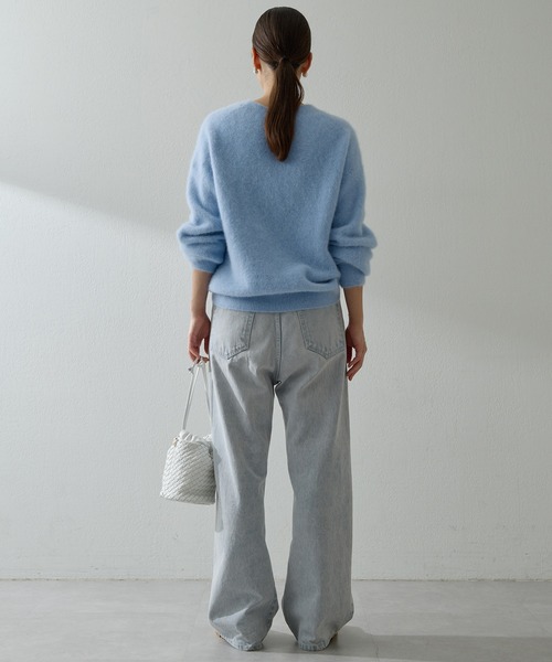 【新品】ウィムガゼット/ドロストデニムパンツ/グレー【試着のみ/値札付】 セール】ドロストデニム（デニムパンツ）｜Whim Gazette（ウィム