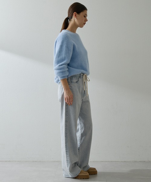 ドロストデニムパンツ Whim Gazette(ウィム ガゼット)のドロストデニムパンツ通販